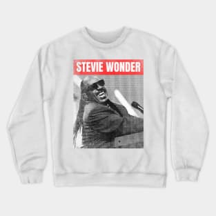 stevie wonder urban bw Crewneck Sweatshirt